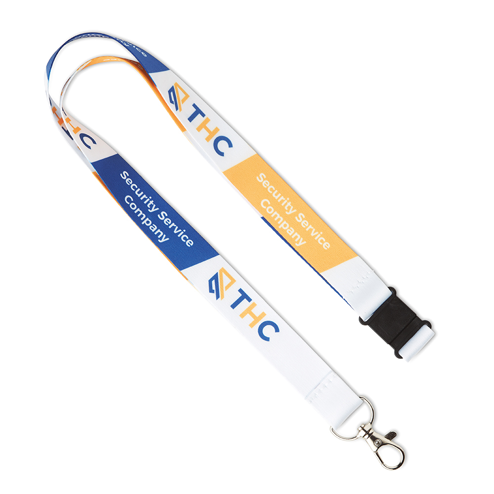 Lanyard de poliéster con cierre de seguridad